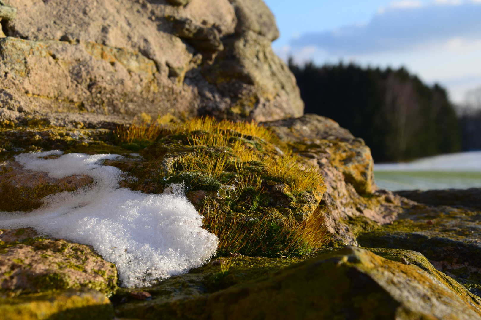 Wasser in Form von Schnee