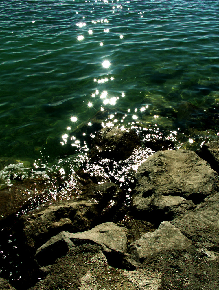 Wasser mit Lensflare