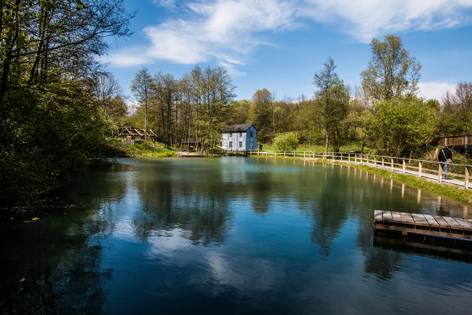 Wasser-Reservoir im Freilicht-Museum Lindlar ..