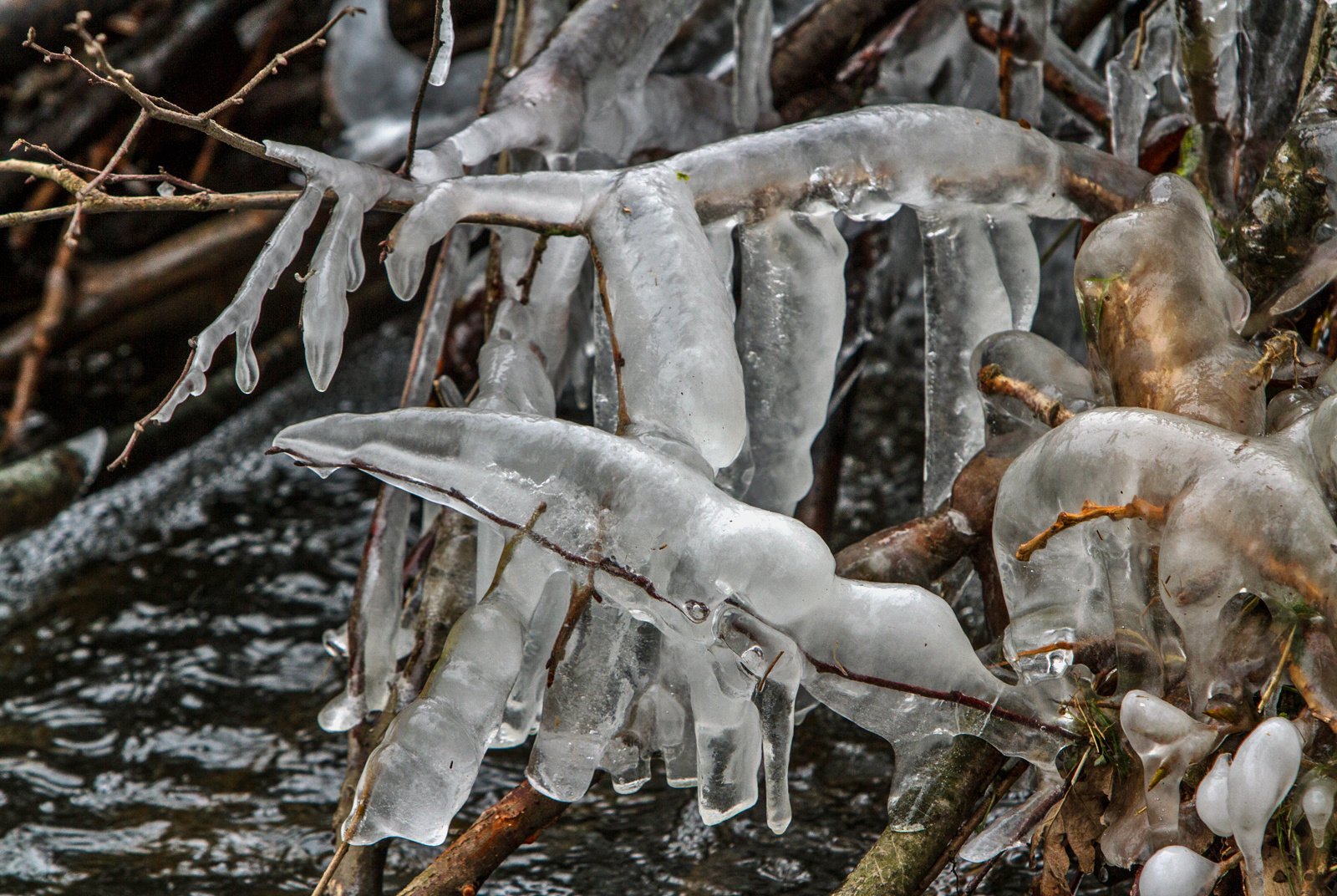 Wasser und Eis