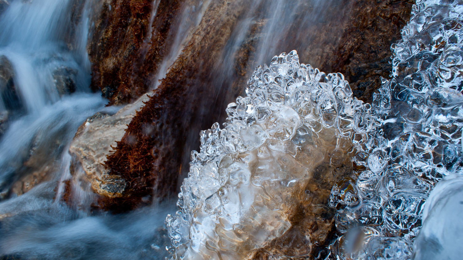 Wasser und Eis