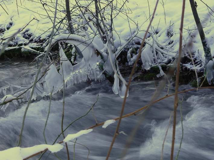 Wasser und Eis