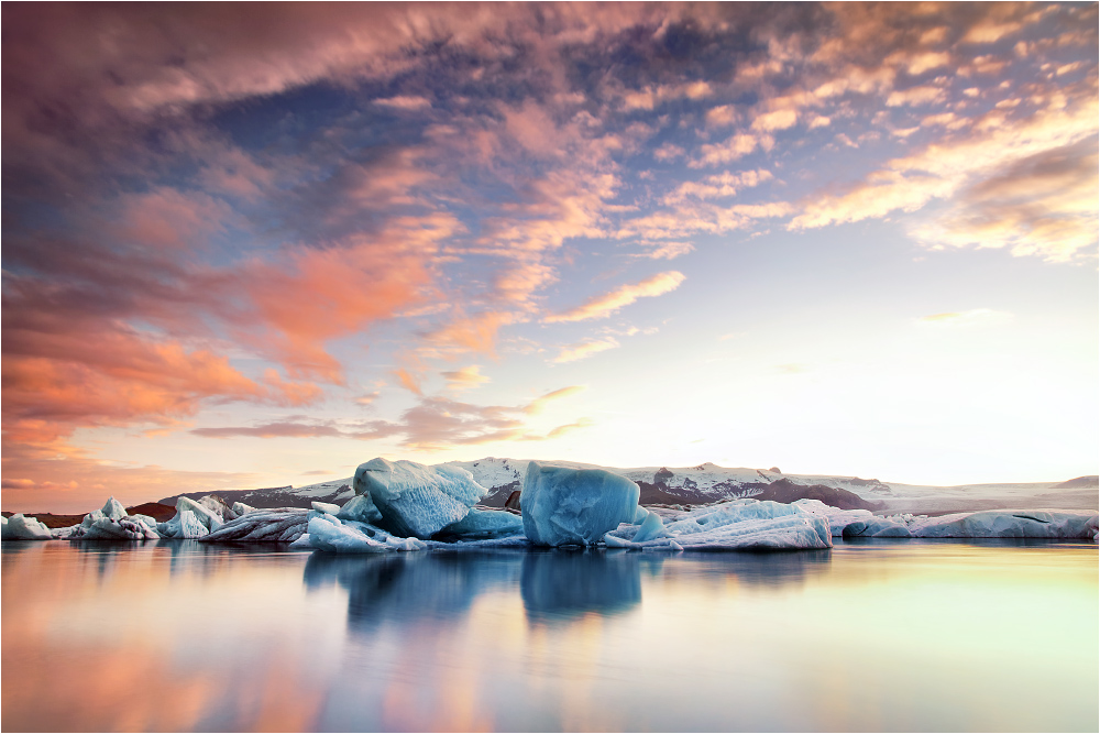 Wasser und Eis