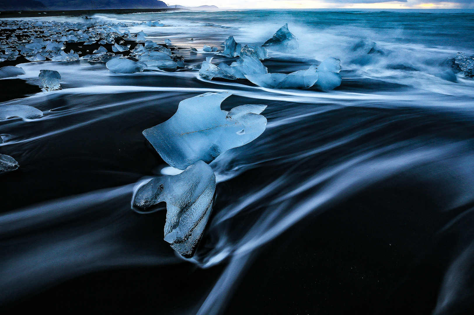 Wasser und Eis