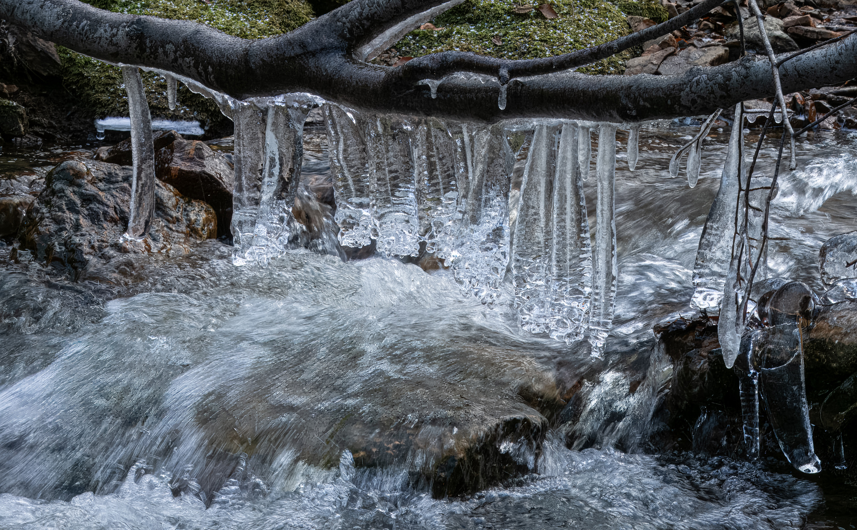 Wasser und Eis