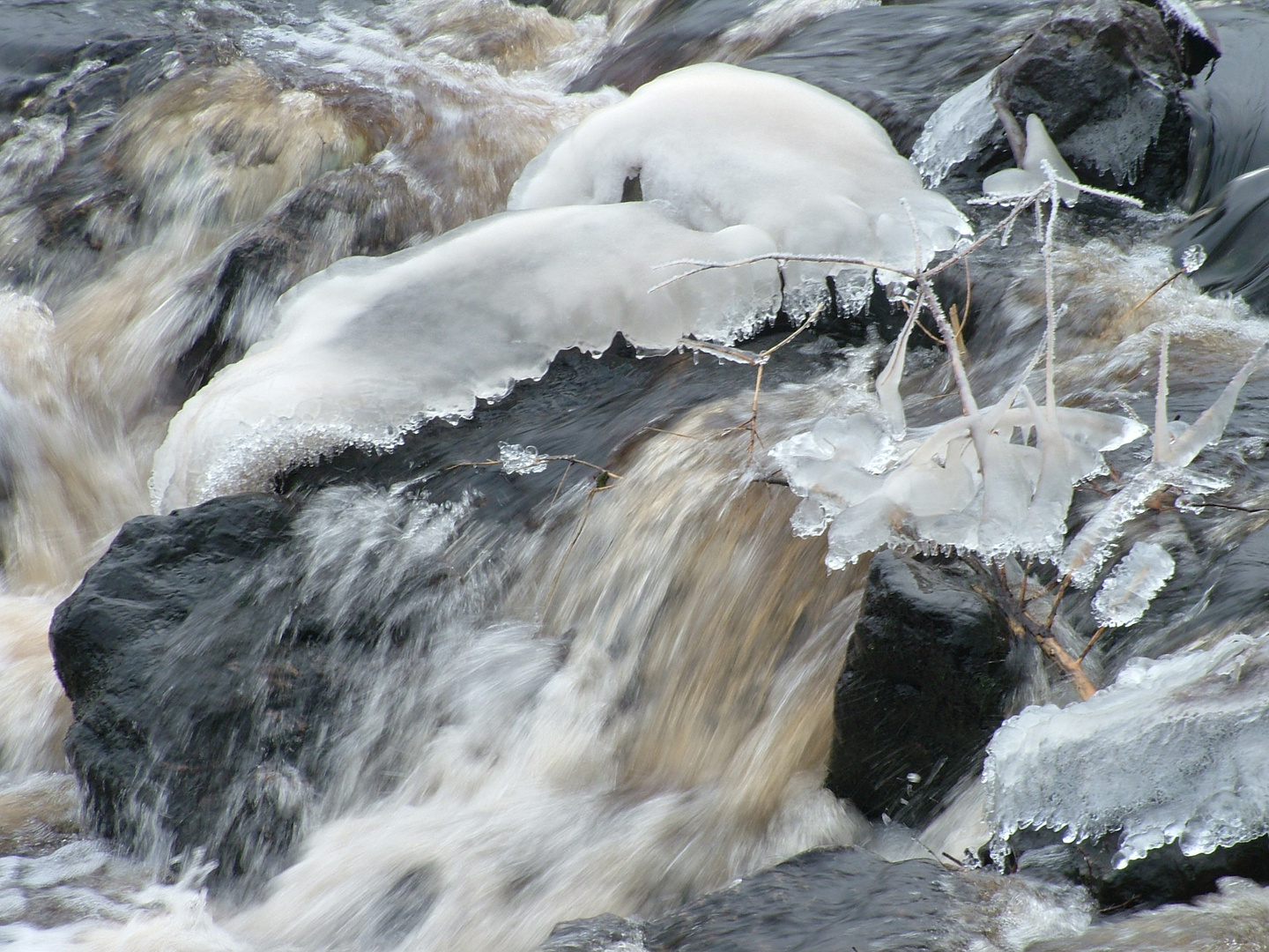 Wasser und Eis