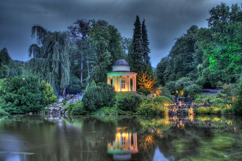 Wasser- und Lichterspiele in Kassel-Wilhelmshöhe VI