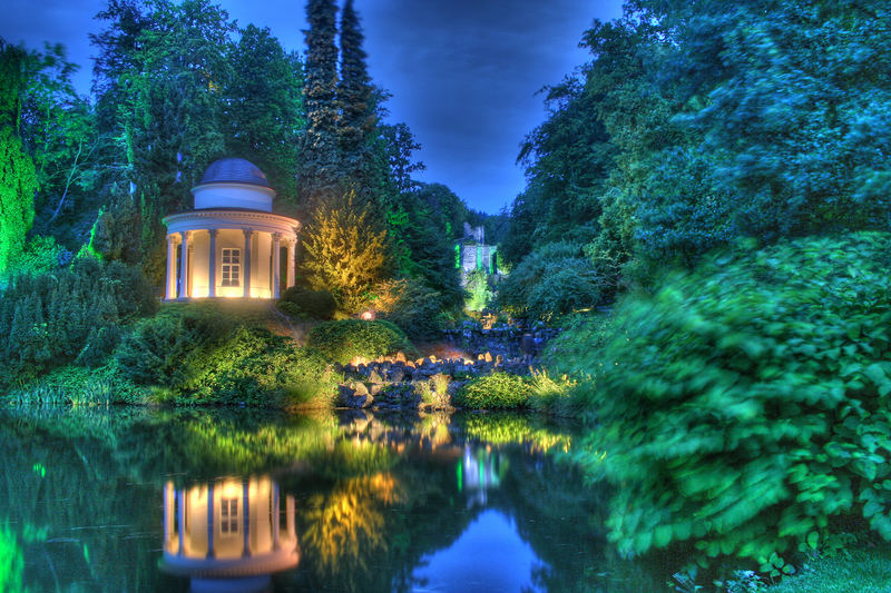 Wasser- und Lichterspiele in Kassel-Wilhelmshöhe VII