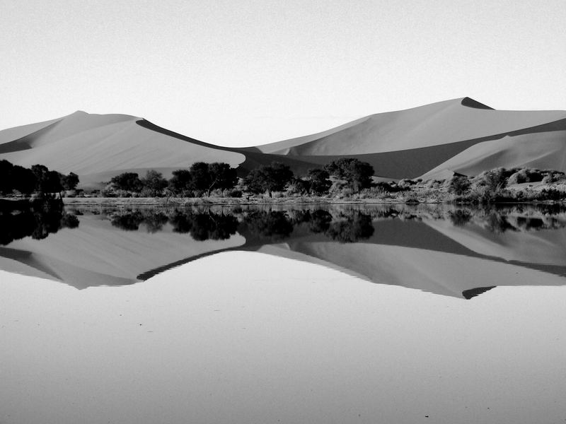 Wasser und Sand