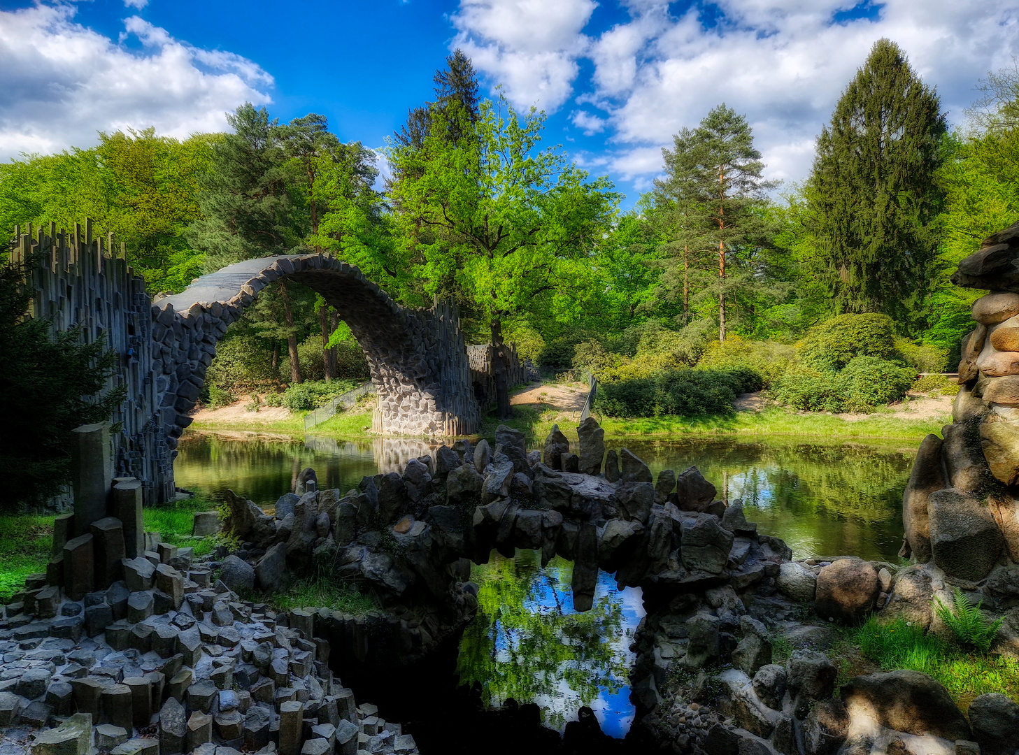 Wasser und Spiegelung