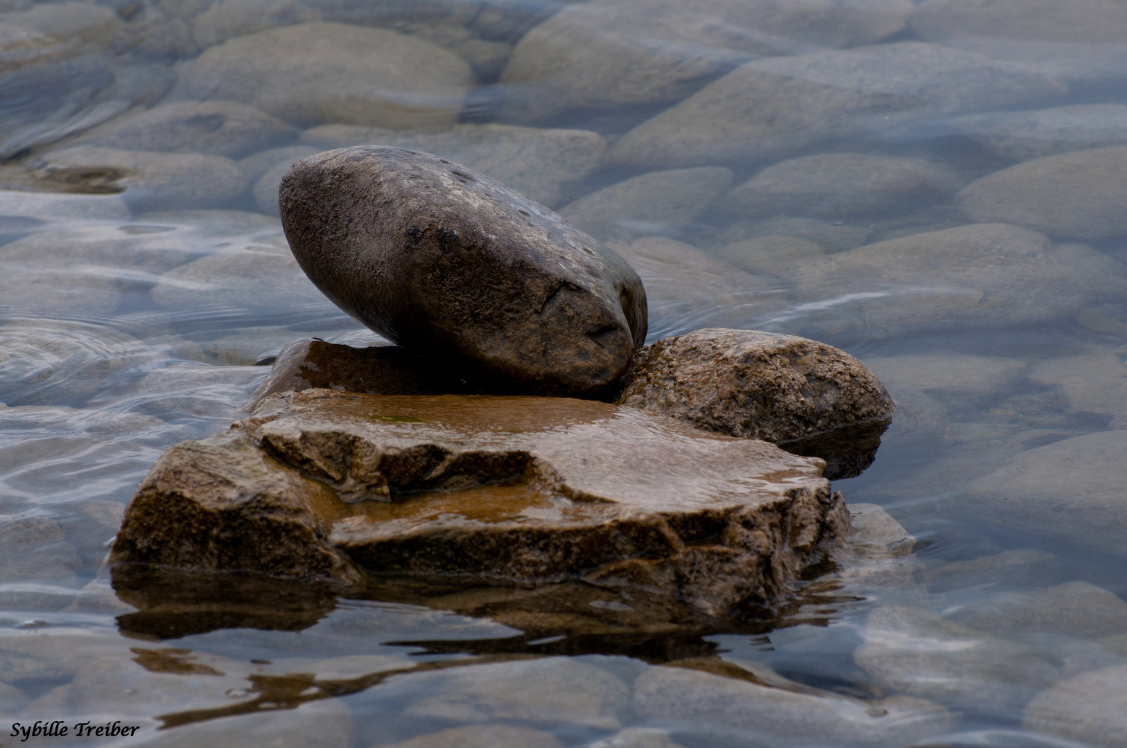 Wasser und Steine