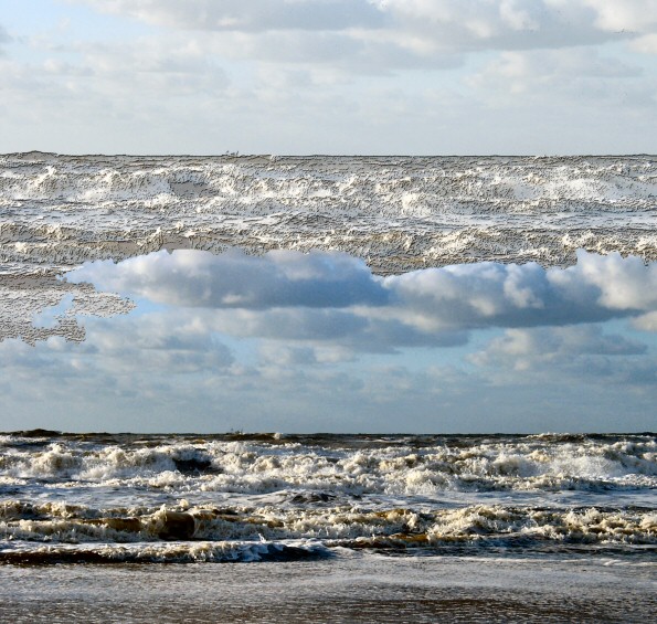 Wasser und Wolken