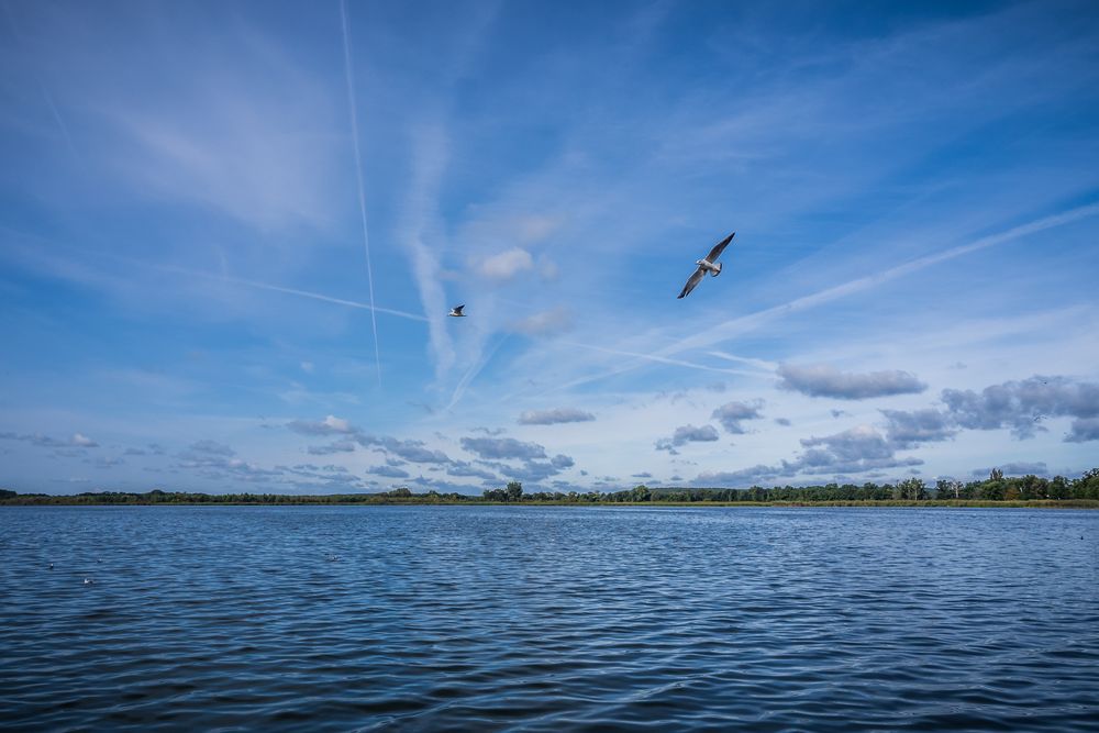 Wasser und Wolken