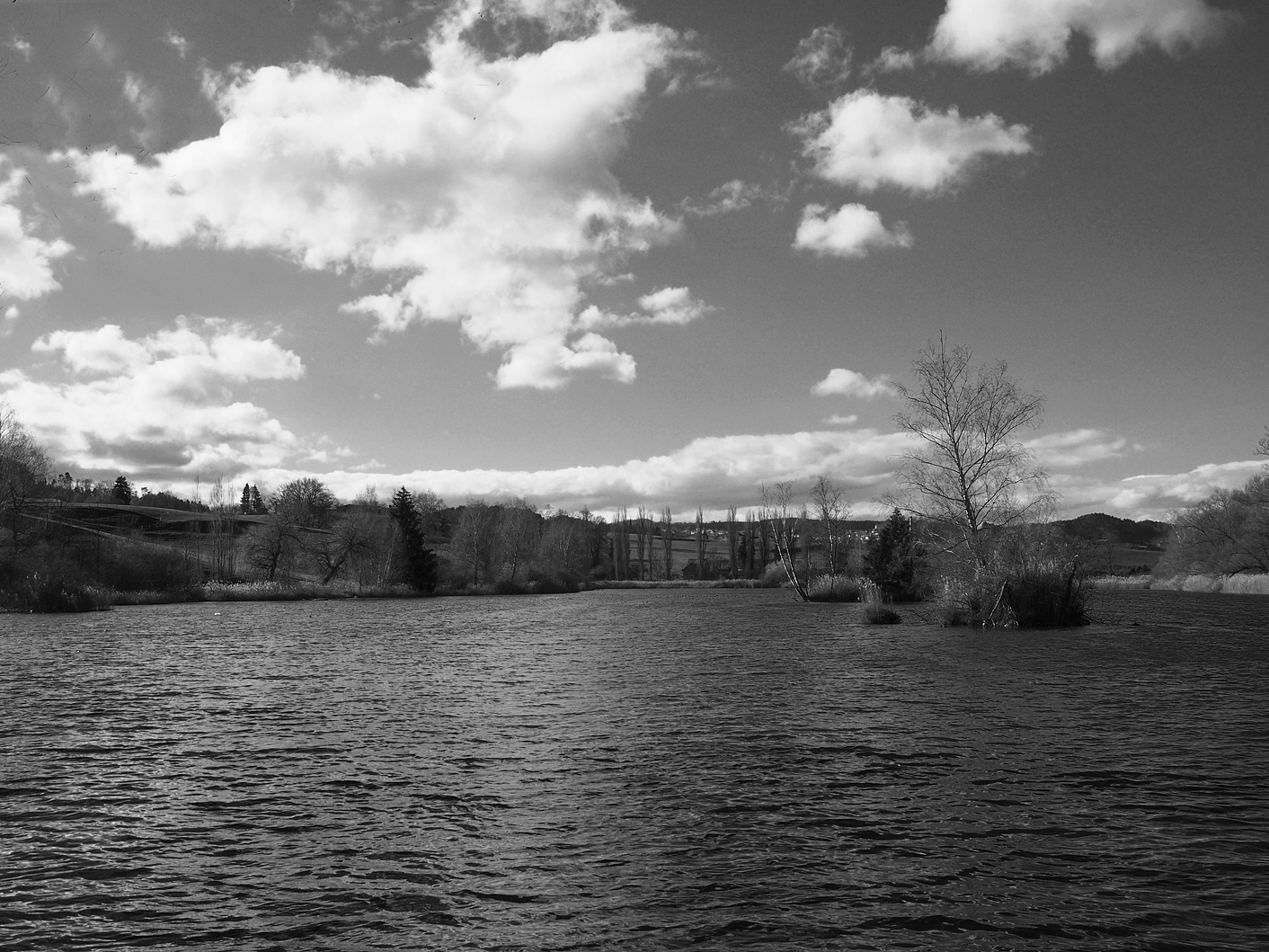 Wasser und Wolken