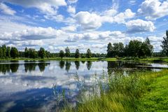 Wasser und Wolken