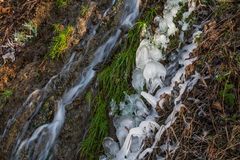 Wasser und zwei seiner Zustände