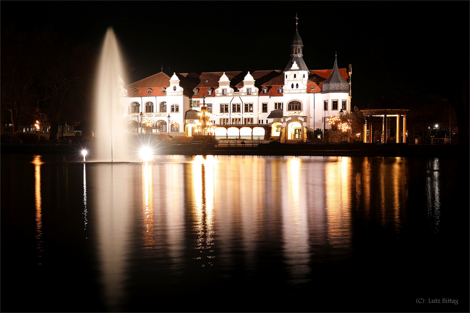 Wasser vor dem Kurhaus