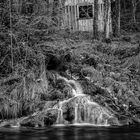 Wasser vor der Hütte