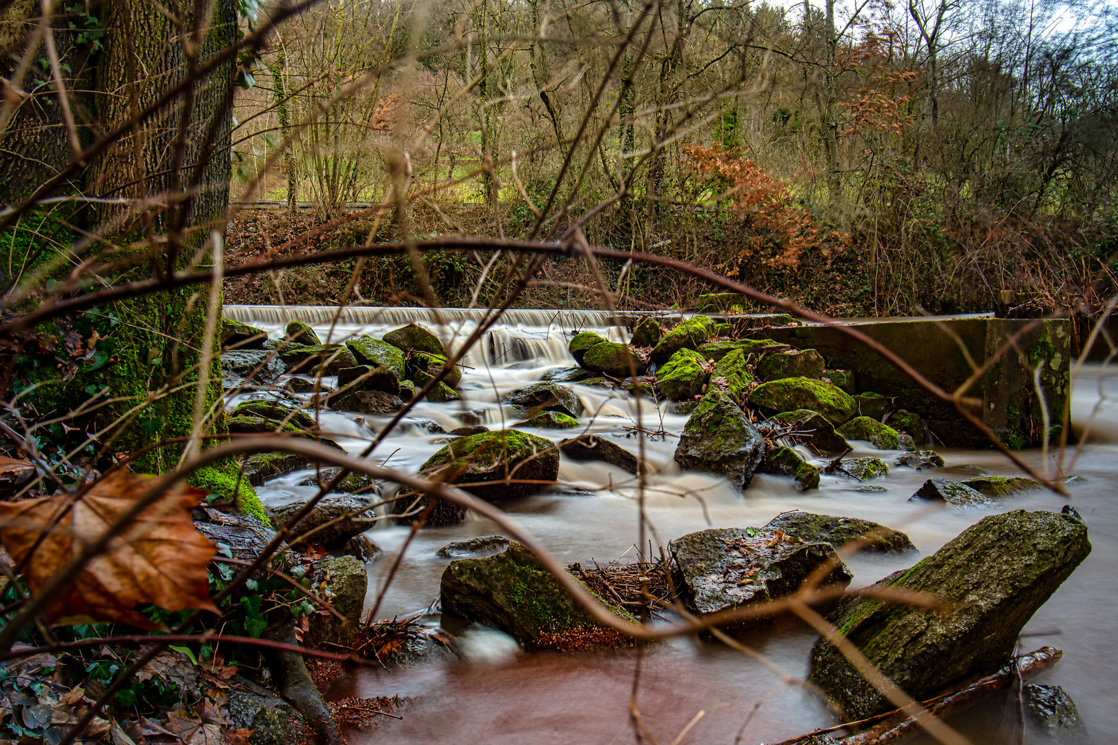 Wasser wehr in Breuberg Neustadt