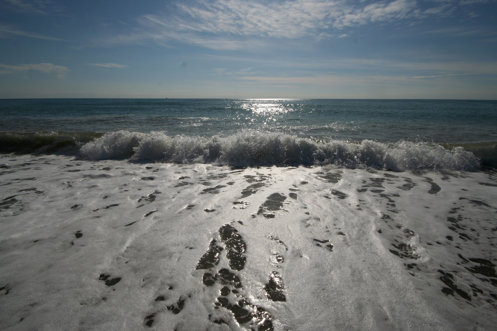 Wasser, Wellen Sonne