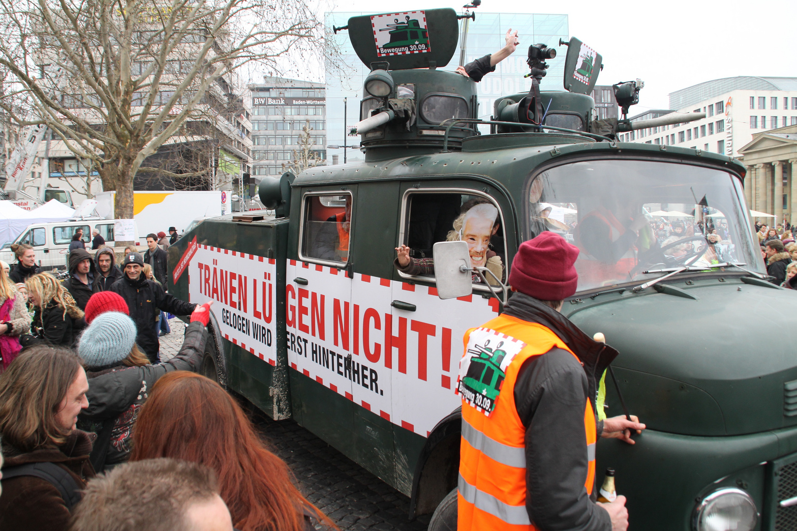 WASSER WERFER LUEGEN NICHT Stuttgart Feb.2011 Ü900K