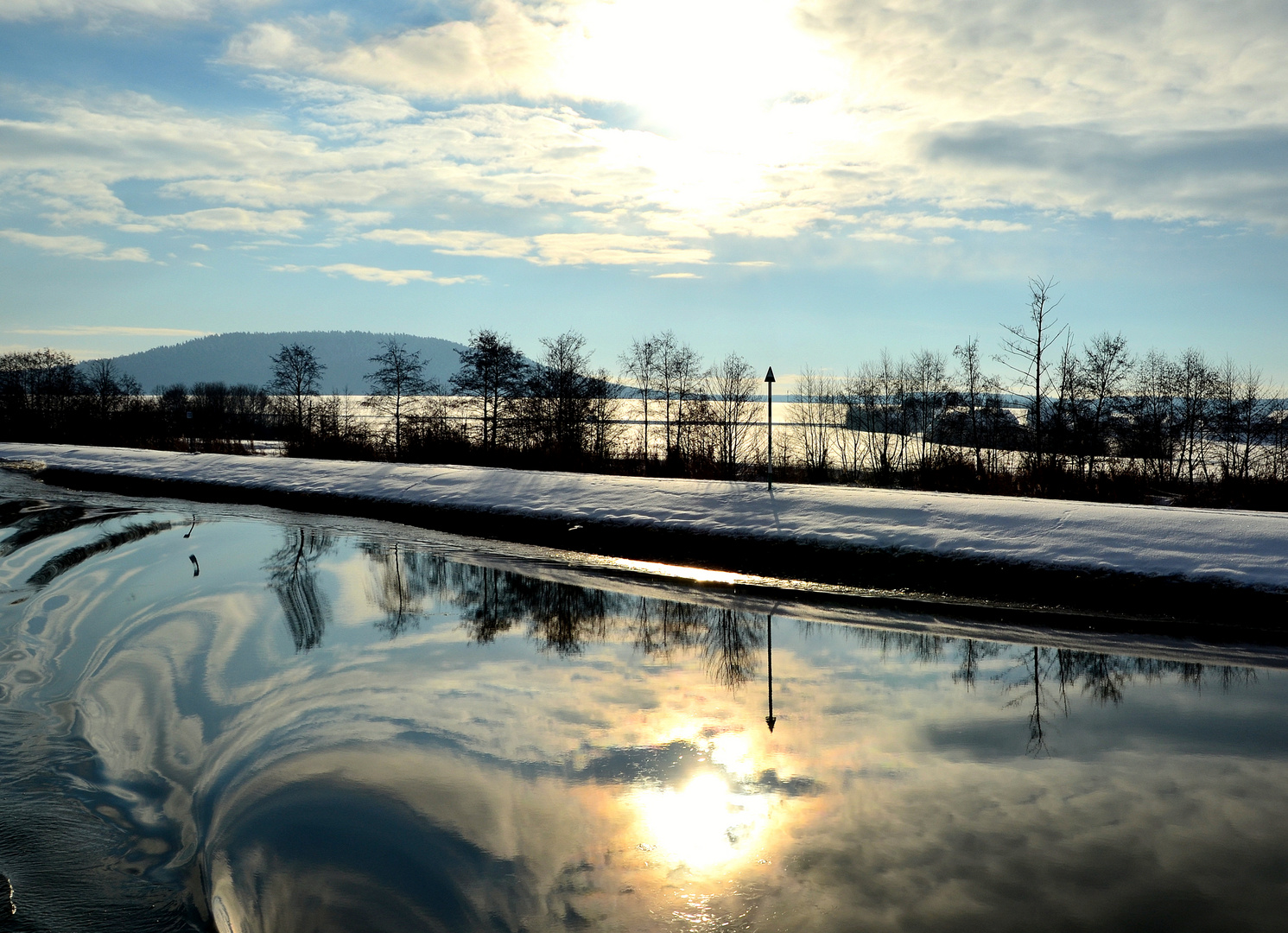 Wasser wie Öl