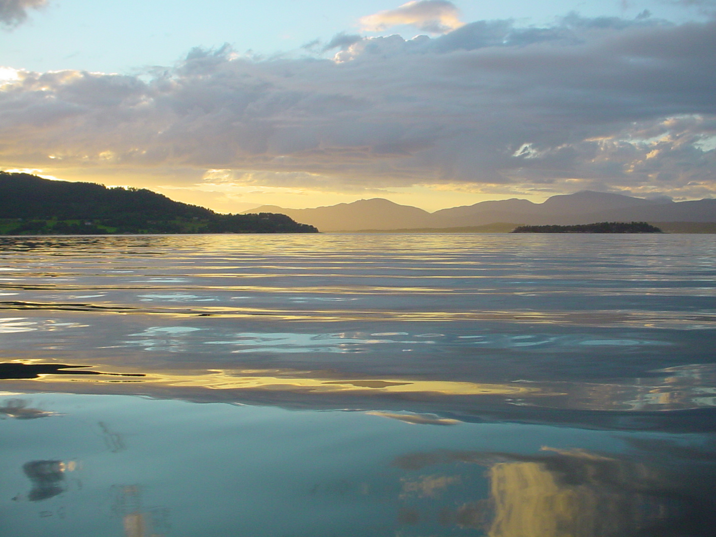 Wasser-Wolken-Spiegel