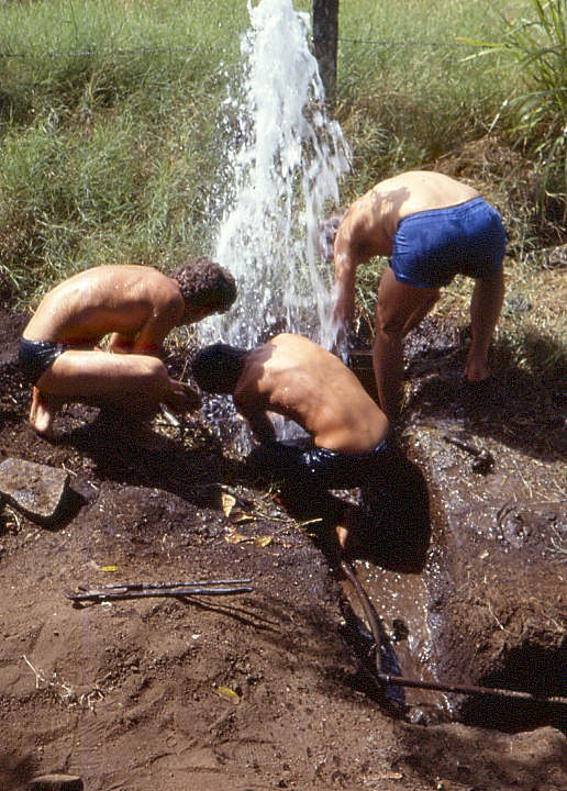 Wasseranschluss für die Druckerei "Los Muchachos", Managua