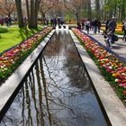 Wasserbecken im Keukenhof