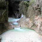 Wasserbecken in der Almbachklamm im Berchtesgadener Land