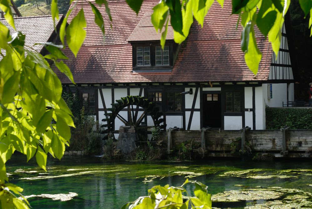 Wasserbetriebenes Hammerwerk am Blautopf