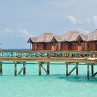 Wasserbungallows auf den Malediven