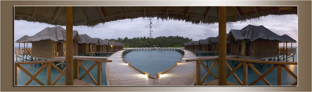 Wasserbungalows auf Fihalhohi ..II