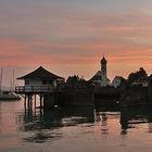 Wasserburg am Bodensee in der Abendsonne