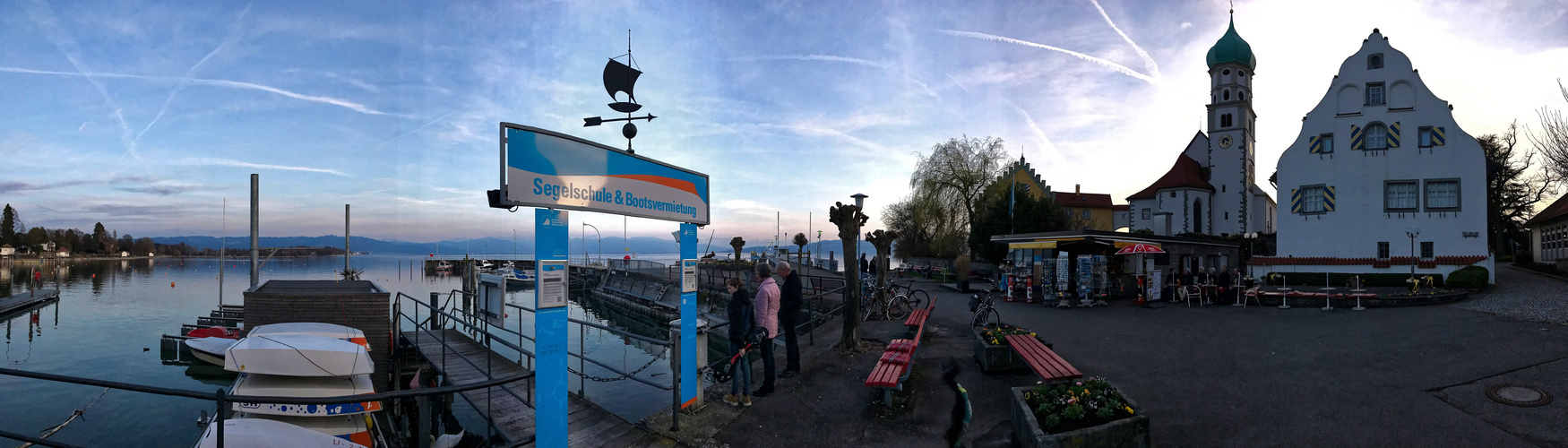 Wasserburg am Bodensee Panorama mit iPhone7