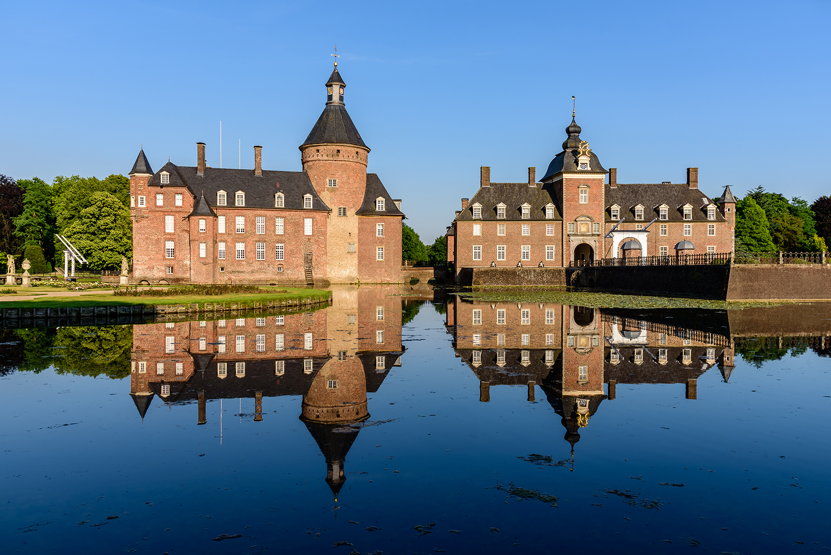 Wasserburg Anholt Frontansicht