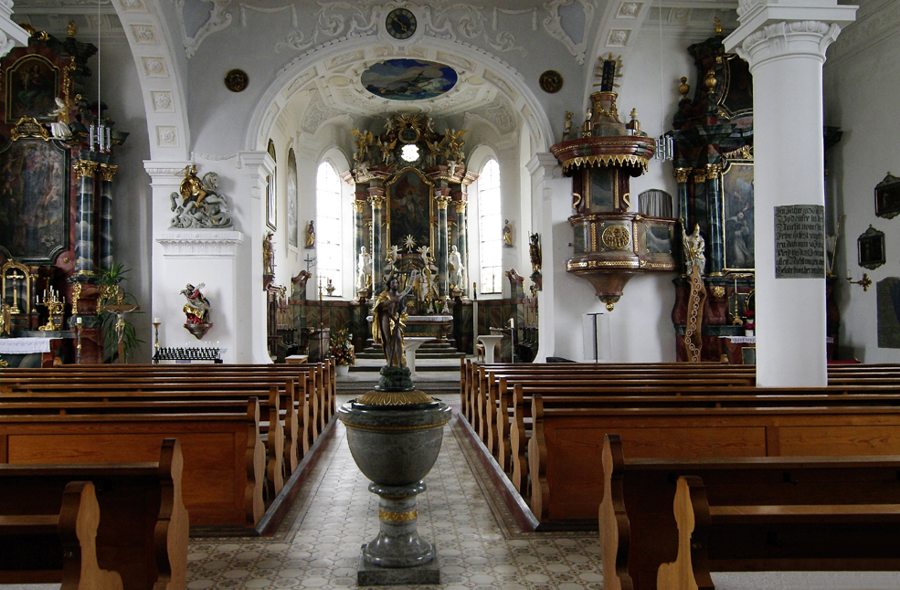 Wasserburg Bodensee - Kirche am See