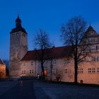 Wasserburg Egeln zur blauen Stunde