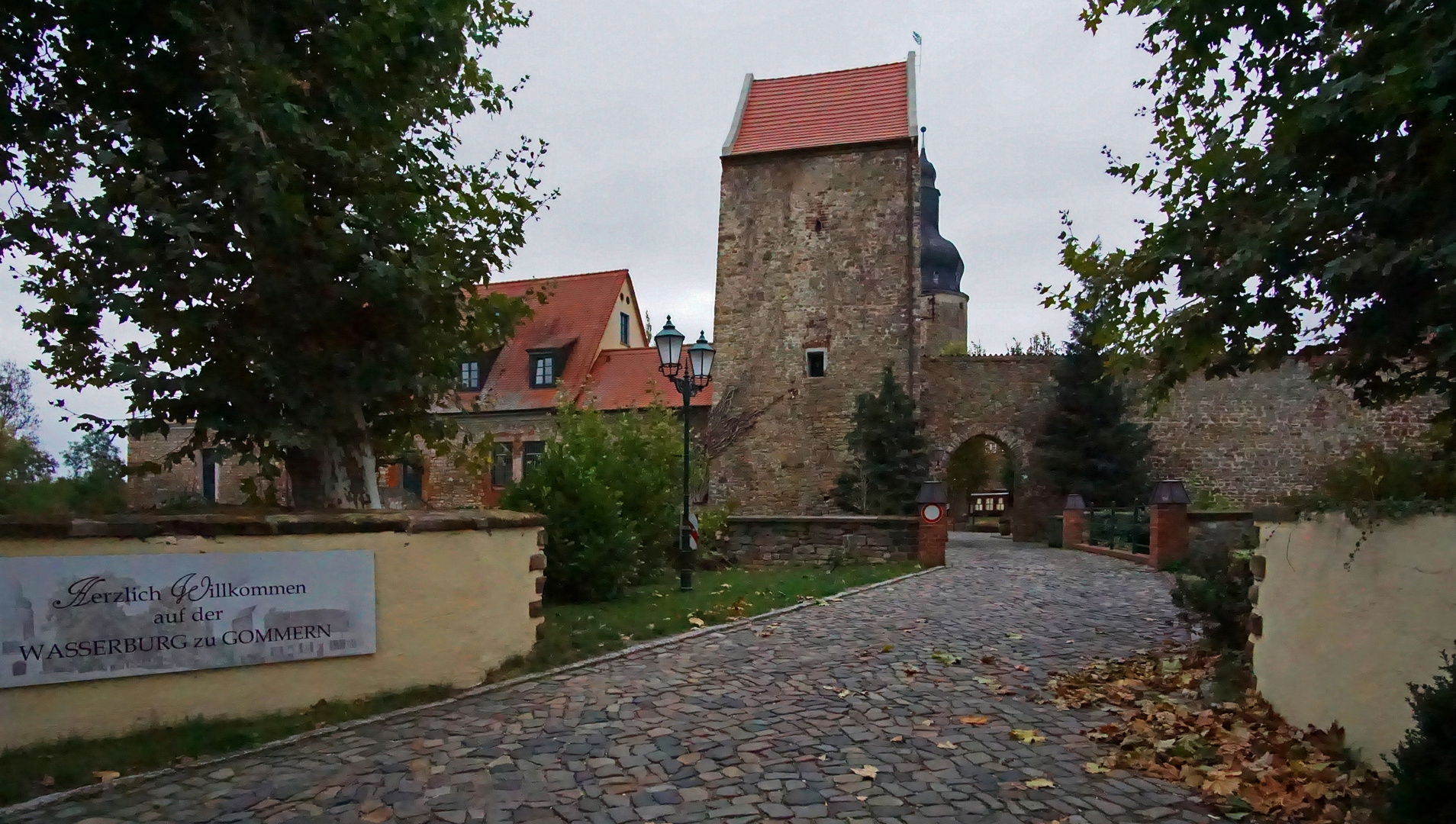 Wasserburg Gommern   Brücke