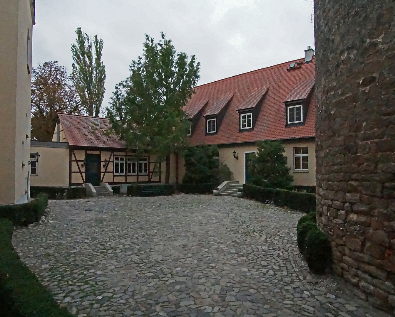 Wasserburg Gommern  Hinterer Hof