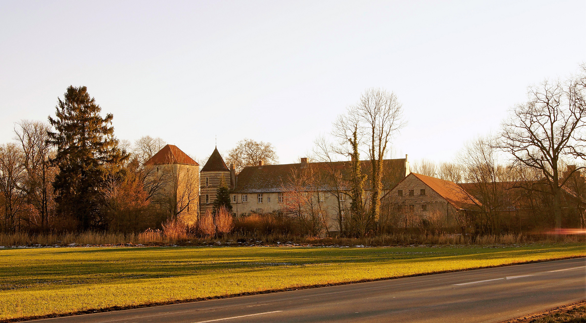 Wasserburg Haus Hameren ( Anblick von Nordwesten)