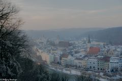 Wasserburg im Dunst (2)