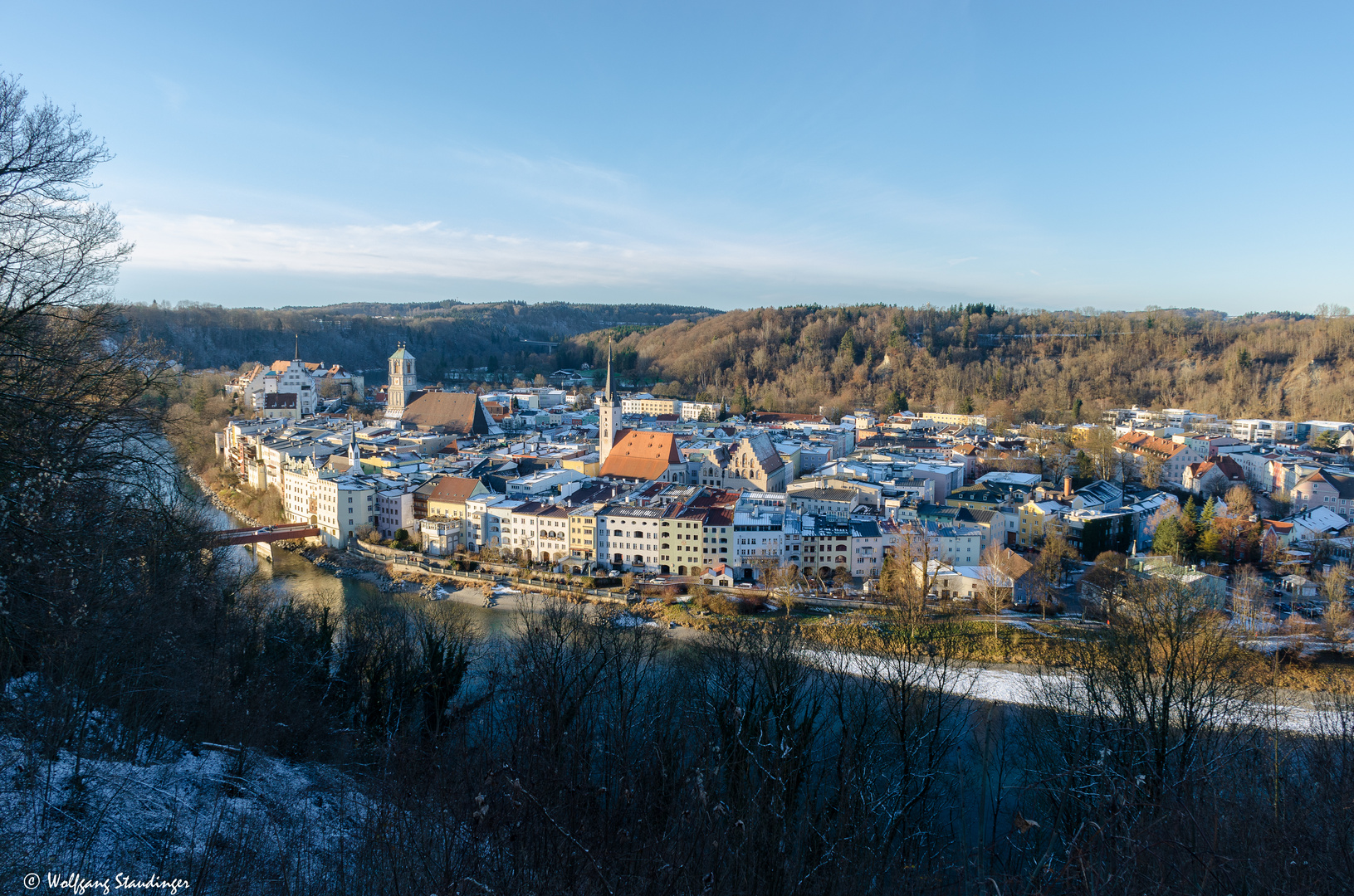Wasserburg in der Nachmittagssonne (2) Foto & Bild world, winter