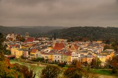 Wasserburg in Farbe