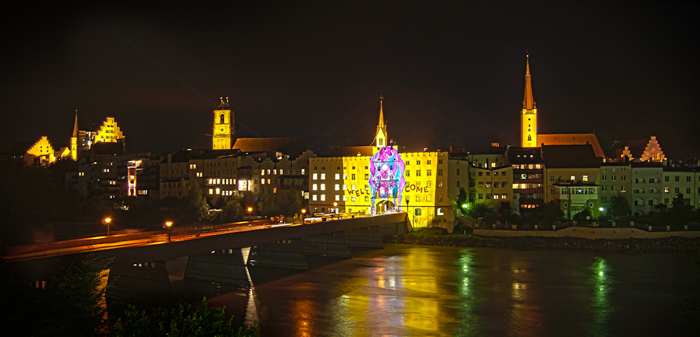 Wasserburg leuchtet