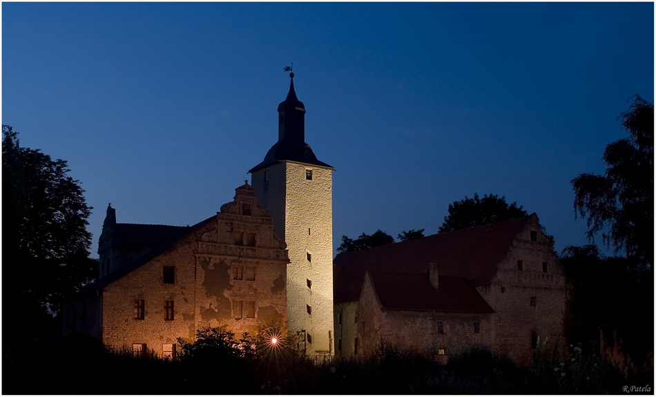 Wasserburg mit Stern