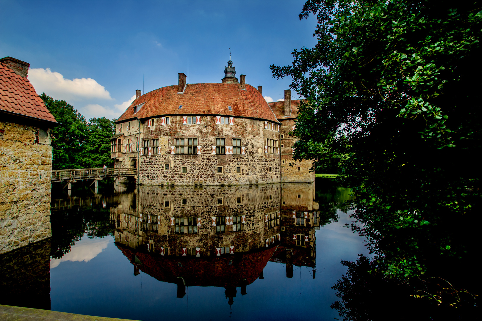 Wasserburg Vischering zwischen Münster und Dortmund bei Lüdinghausen