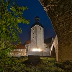 Wasserburg Zilly zur blauen Stunde