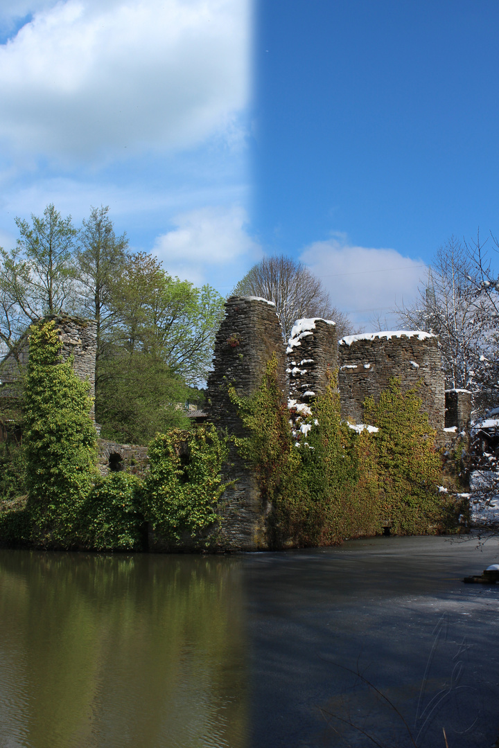 Wasserburgruine - Eibach (Frühling - Winter)