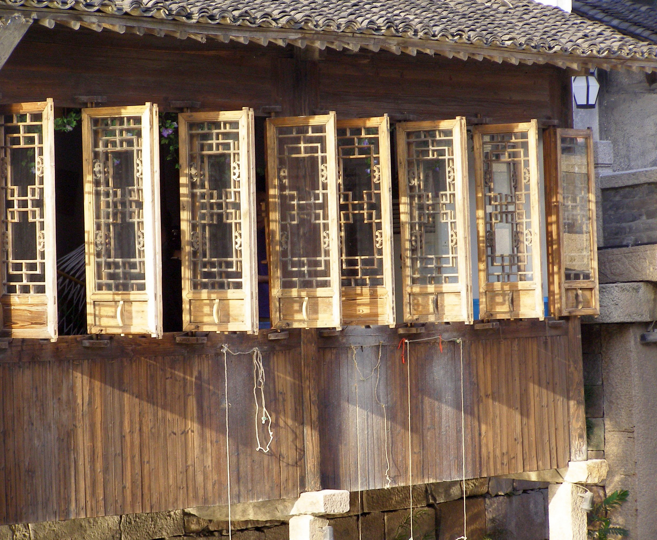 Wasserdorf Wuzhen bei Shanghai